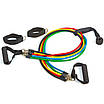 Набір трубчастих еспандерів для фітнесу та вправ 11в1 Ares Active Resistance Bands Set 151139, фото 3