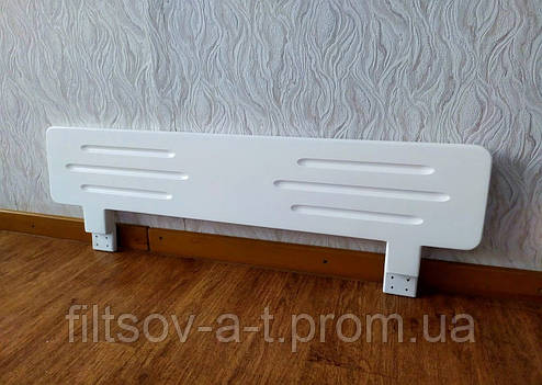 Білий дерев'яний захисний бортик для дитячого ліжка "Американка" від виробника, фото 2