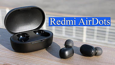 Бездротові навушники Xiaomi Redmi AirDots Black оригінал чорні