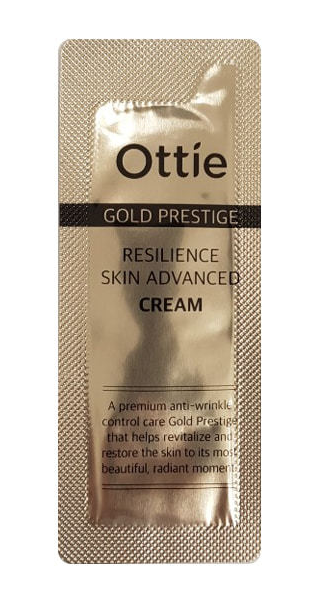 Зволожувальний крем для пружності шкіри Ottie Gold Prestige Resilience Advanced Cream Пробник 1 мл