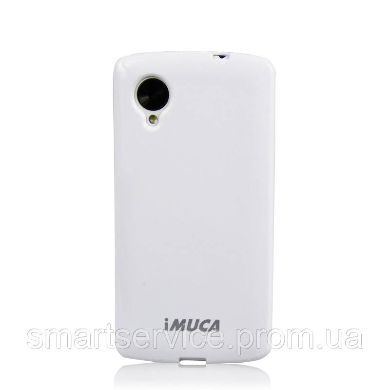 Гелевий чохол iMuca Cool Color для LG Google Nexus 5 White