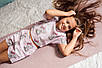 Бавовняна піжама Eirena Nadine (785-52) для дівчинки підлітка 152/38 рожевий, фото 6