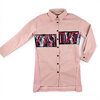 Рубашка для девочек Deloras 140 розовый 20234