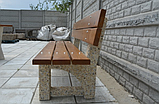 Лава для дачі та дому "Верона" (широкий брус 2 м), фото 4