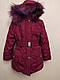Пальтокуртка з натуральним хутром для дівчинки 8-12 років - фото 2 - id-p766995335