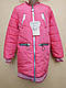Пальто куртка з навушниками для дівчинки 7-12 років демісезонне - фото 6 - id-p1057943404
