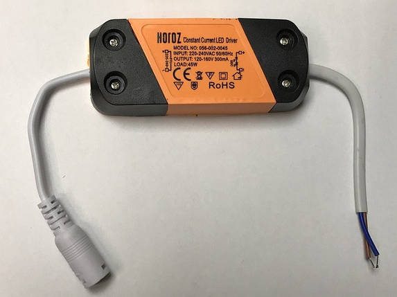 Драйвер для светодиодов 45W 300mA IP20 Код. 59664, фото 2
