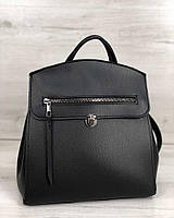 Молодіжна сумка-рюкзак Денис чорного кольору