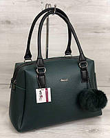 Жіноча сумка Агата зеленого кольору