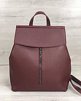 Молодіжна сумка-рюкзак Фабі бордового кольору