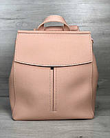 Молодіжна сумка-рюкзак Фабі пудрового кольору