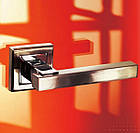 Ручки дверні MVM Z-1290 SN/CP "Loft" матовий нікель/хром, фото 5