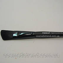 Пензель кутовий/скошений для тональної основи) Angled Foundation Brush M-309 No005 Malva cosmetics, фото 4