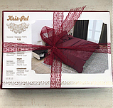 Полуторна постільна білизна зі страйп сатину 150х220 (16904) Бавовняна постільна білизна Кольоровий страйп сатин, фото 7