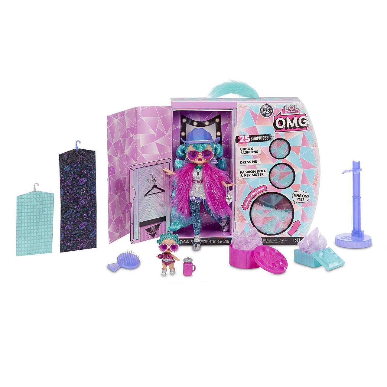 Лялька L. O. L. Surprise! O. M. G. Winter Disco Cosmic Nova Fashion Леді Космічна Галактика Нова і сестричка
