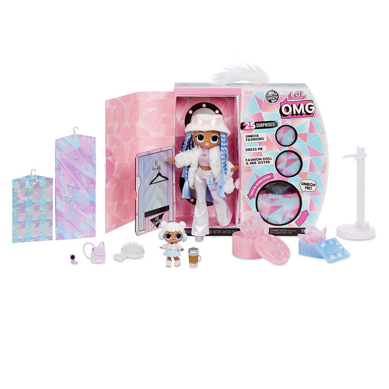 Лялька L. O. L. Surprise! O. M. G. Winter Disco Snowlicious Fashion Зимовий диско Сніговий Ангел і сестричка