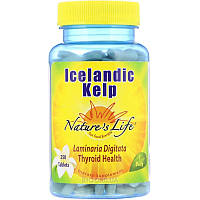 Nature's Life Ламінарія Ісландська Йод натуральний, 250 таблеток