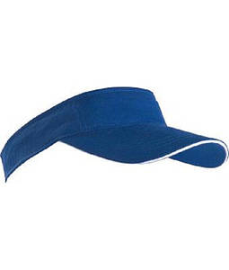 Козирок сонцезахисний Яскраво-Синій / Білий