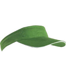 Козирок сонцезахисний Зелений / Білий