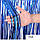 Шторка завіса з фольги для фото зон синя 1х2 метра, фото 2