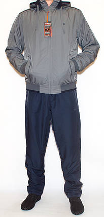Чоловічий спортивний зимовий костюм плащівка Piyera 4038 (XL-2XL) XXL, фото 2