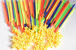 Конструктор 4Д з трубочок 100шт