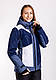 Куртка лижна жіноча Just Play синій / білий (B2359-navyWhite) — M, фото 2