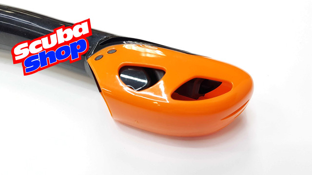 Трубка двухклапанная Marlin Dry Lux пряма гофра для плавання, колір чорний Трубка двухклапанная Marlin Dry Lux пряма гофра для плавання, колір чорний