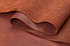 Шкіра Crazy Horse (Крейзі Хорс), коричневий віскі, натуральна матова шкіра для галантереї, фото 3