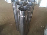 Труба 1м , неіржавіюча сталь 0,8 мм,діаметр 110 мм. димар, димохід, фото 3