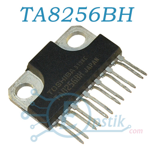 TA8256BH, триканальний аудіопідсилювач по 6 Вт, HZIP12