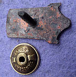 Знак ССТС (Союз радянських торгових штатів) 1924 рік томпак, емаль муляж, фото 4