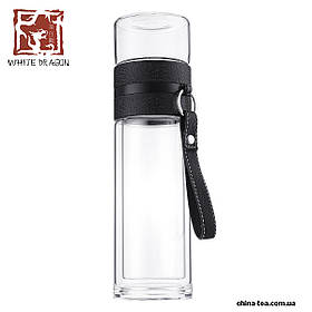 «Інфузер» — Скляна колба-заварник (пляшка для заварювання чаю), 400 мл.