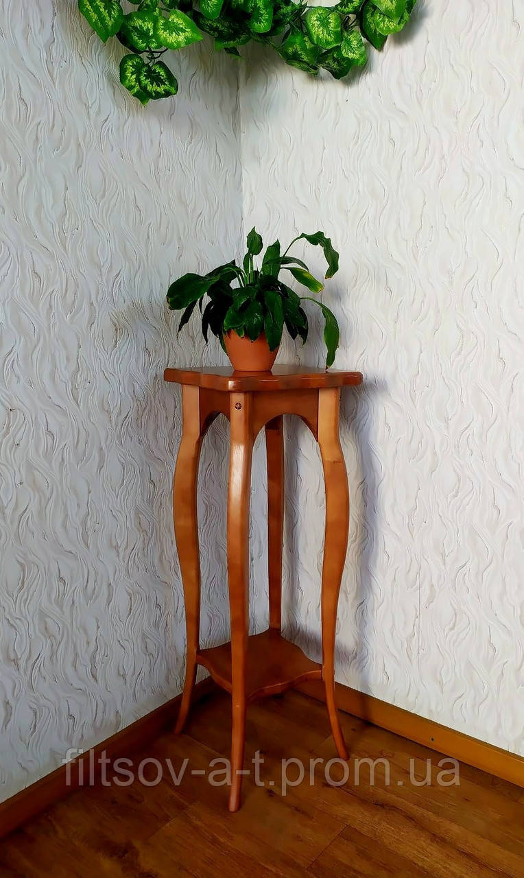 Подставка для цветов деревянная "Азалия" (яблоня локарно) (ID ...