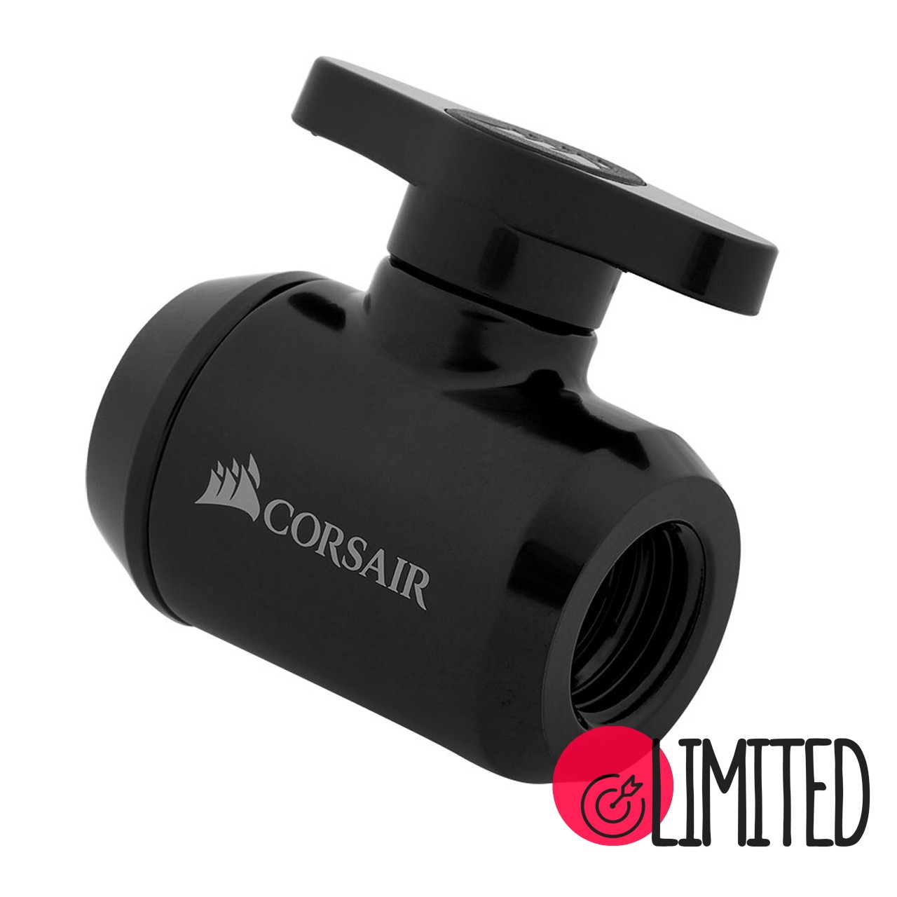 Кульовий кран Corsair Hydro X Series XF Ball Valve Black (CX-9055019-WW)
