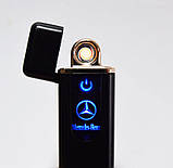 Електронна USB-запальничка сенсорна спіральна Lighter Mercedes 4505, фото 7