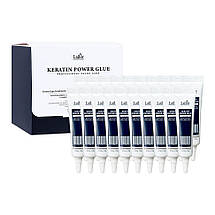 Сироватка-клей для посічених кінчиків волосся La'dor Keratin Power Glue 15 мл, фото 3