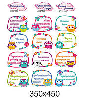 Стенд рутини класу — комплект