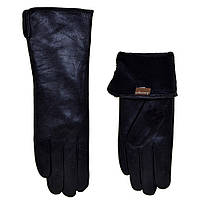 Рукавички жіночі хутряні Image 008 XS (6) подовжені 30 см чорні