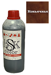 Фарба для замші та нубука коньячна 500 мл