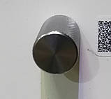 Ручка меблева кнопка Virno Lines 407 нержавіюча сталь, фото 2