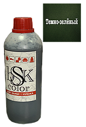 Фарба для замші та нубуку темно-зелена 500 мл