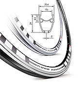 Обід Mach1 ROAD RUNNER 700C 32 отв. чорний, FV/Presta, 500g
