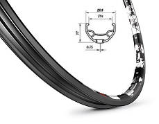 Обід Mach1 KARMA DISC 27,5" 32 отв. для диск. торм, чорний, AV, 490g