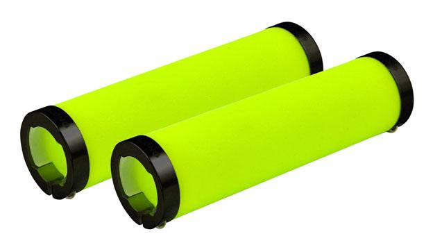 Ручки керма Longus FLUO замок, Neone жовтий, фото 2