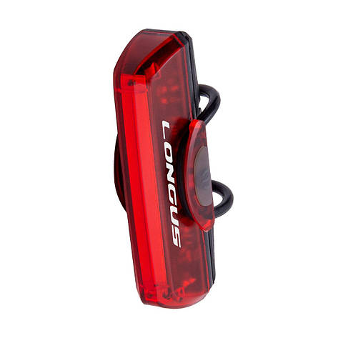 Світло заднє Longus LATCH 16 LED 8 ф-цій USB 50lm чорний, фото 2