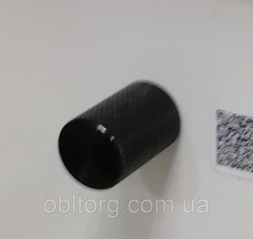 Ручка меблева кнопка Virno Lines 407 чорна, фото 1