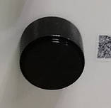 Ручка меблева кнопка Virno Lines 407/16 чорна, фото 2