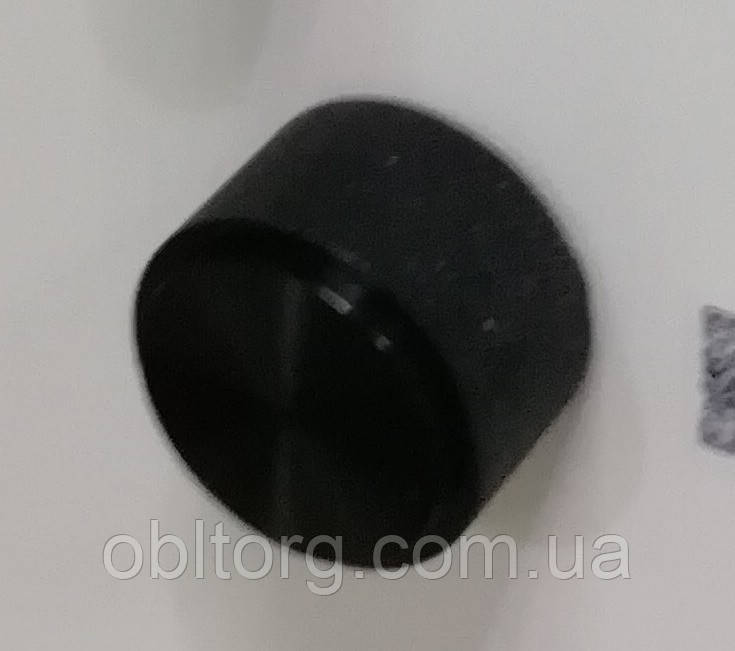 Ручка меблева кнопка Virno Lines 407/16 чорна, фото 1