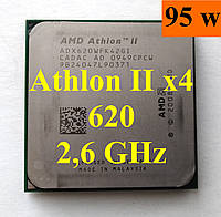 Процессор (б/у) AMD Athlon II X4 620, 2.6ГГц, sAM3, Tray ADX620WFK42GI 630 635 640